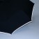 Automatic “plain” umbrella, with a reflective boot, 3 addition, 8 spokes, r = 46/55 cm, d = 110 cm, black color is black