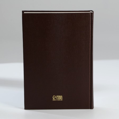 Deliciper of Leduced A5, 160 liters. Solid cover. Leatherette. Cream block. "Crocodile"-10
