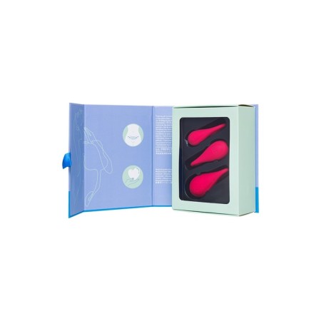 A set of vaginal balls Satiffyer yoni, silicone, red, Ø 2 cm-13