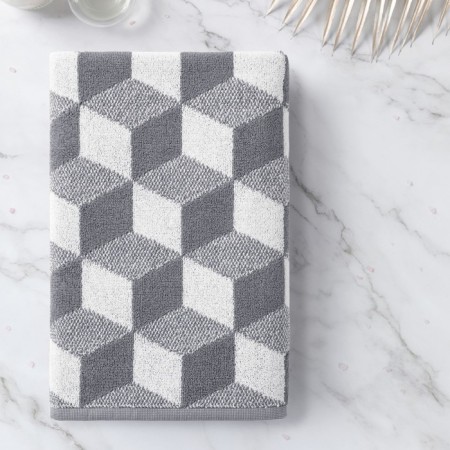 Tensor Magic Night Geometric, 420 gr, size 50x70 cm, color gray, white-1