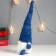 Interior doll "Santa Claus in a blue cap-traffic" 28x9x7 cm