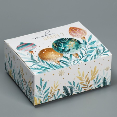 Box the team "New Year", 12 x 10 x 5 cm, New Year-4