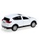 Metal machine Toyota RAV4, 12 cm, opening doors, inertial, white color