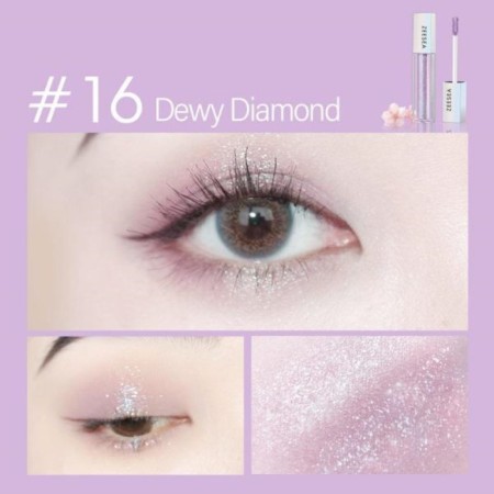 Eye Shadows Cream Zeesa Glitter Liquid Eye Shadow, tone 16, 2.8 g-1