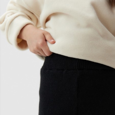 Children's pants Minaku, black color, height 134 cm-3