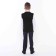 School vest for a boy, color black, height 140-146 cm