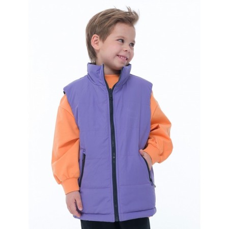 Vest for boys, height 104 cm, black color-2