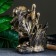 Standing for a bottle "Hunting" Bronze, 45x25x35cm