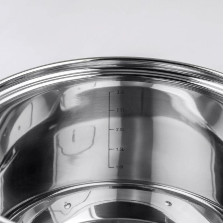 Elis pan, 3.5 l, d = 20 cm, glass cover, capsule bottom-2