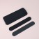 Protective liners from sweat and pollution, set - 10 pcs, on an adhesive base, 24 × 3.7 × 0.1 cm, black color is black