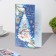 Postcard "Let the New Year bring happiness!" Congrev, embossing, snowman, 12.5x19.5 cm
