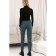 Women's pants, size 56, green color 60615