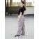 Heater trousers, height 146 cm, plum color