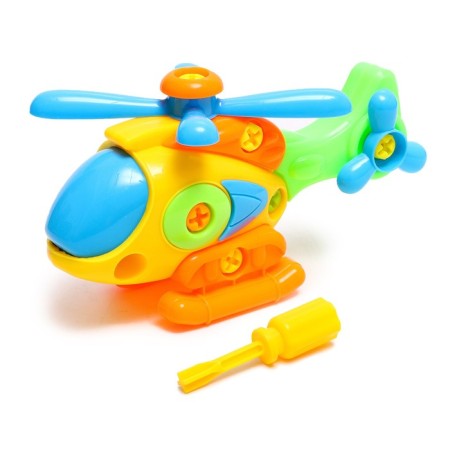 The designer of the screw "helicopter", with a screwdriver, 18 details, mix