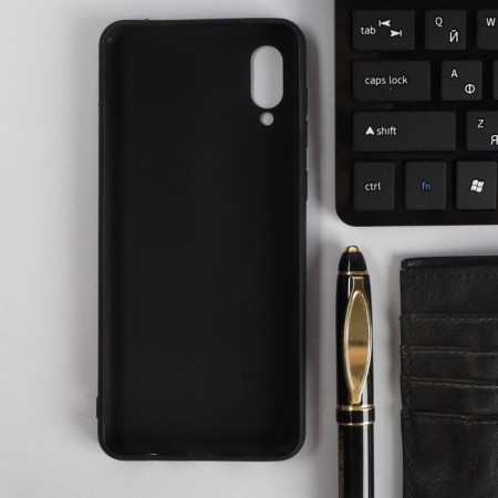 Pero cover, for Samsung A02, silicone, black-1