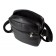 Male bag, lightning department, 2 outer pockets, adjustable belt, black color