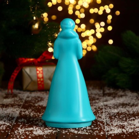 Snow Maiden plastic 22x9.5 cm, turquoise-3