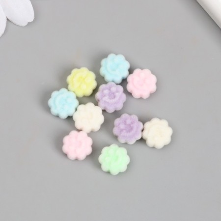 Busina for creativity velvet spraying "Flower-Smail. Delicate shades" 0.7x1.2x1.2 cm