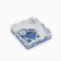 Box for confectionery products with PVC-patch “Happy New Year!”, 10.5 x 10.5 x 3 cm, New Year