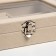 Standing for jewelry "Casket", 7 stripes, 3 cells, 20 × 15 × 4.5, beige color