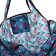 Household bag without fastening, folding, blue color