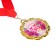 Jubilee medal with the ribbon "55 years. Flowers", D = 70 mm