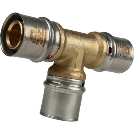 The tee-press Stout SFP-0006-262626, D = 26 mm, brass-2