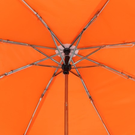 Mechanical “plain” umbrella, 3 additions, 8 spokes, r = 48 cm, orange color-6