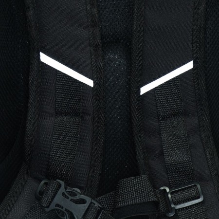 Youth backpack, 40 x 28 x 18 cm, ergonomic back, Stavia "machine", black-9