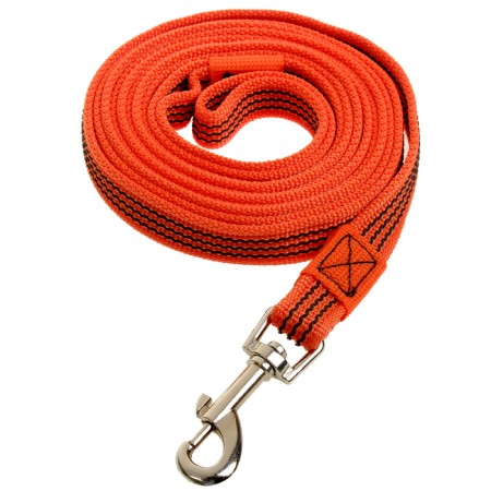 Kaponnoye Zononic leash with latex thread, 3 m x 2 cm, orange