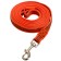 Kaponnoye Zononic leash with latex thread, 3 m x 2 cm, orange