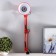 Desktop lamp E27, h = 55 cm, hinged, on the clamp (220V) red Risalux