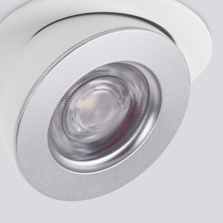 Luminous LED built -in Elektrostandard, Pruno, 90x90x55 mm, 8W, LED, 771LM, 4200K, white, silver color-2