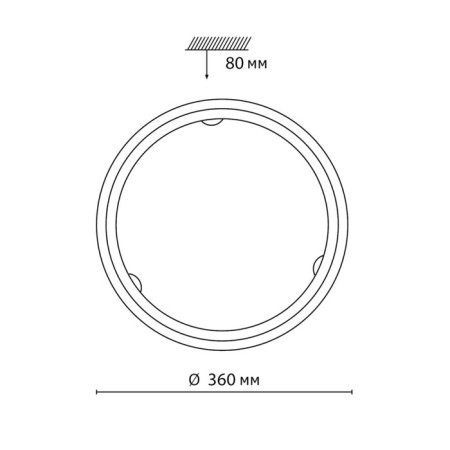 Lamp Provence LED 24W 4000K D360 IP20-2