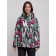 Ski jacket female winter, size 50, black color