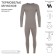 Male thermal underwear (jumper, trousers) minku color gray, size 56