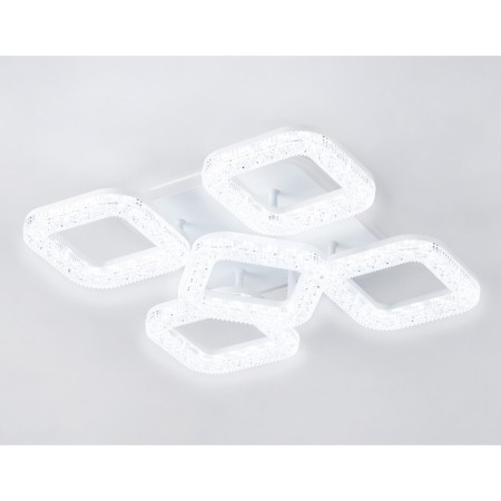 LED ceiling LED with Ambrella Light, Original, FA3914, 5XLED, 80 W, 6000LUM, 3000-6400K, white color.-3