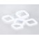 LED ceiling LED with Ambrella Light, Original, FA3914, 5XLED, 80 W, 6000LUM, 3000-6400K, white color.
