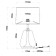 Decorative table lamp Arte Lamp Pleione A5045LT-1PB, E27, 60 W, 33x33x54 cm, copper