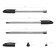 Ballic handle Erichkrause U-108 Classic Stick, Node 1.0 mm, black ink black