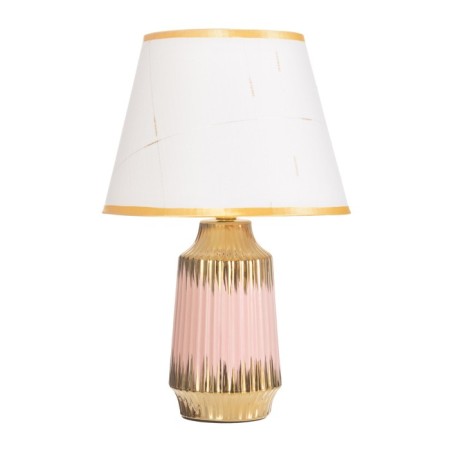 Table lamp "Neva" 1x40W E14 pink/gold 24x24x40cm-5