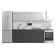 Hinged cabinet 400 Simple, 400x300x600, light/white atelier