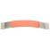 PLASTIC 005 bracket handle, plastic, m/o 96 mm, red