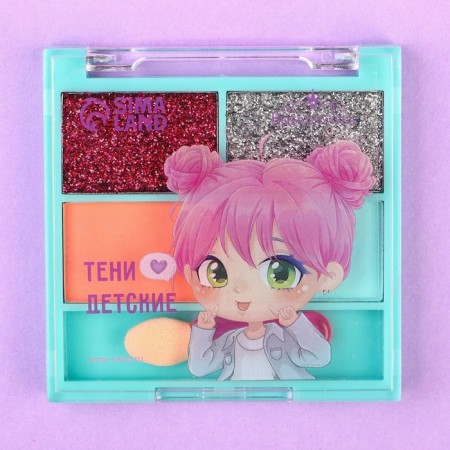 Features for the eyelids, 4 colors "girlfriends", fabulous patrol, mix-7