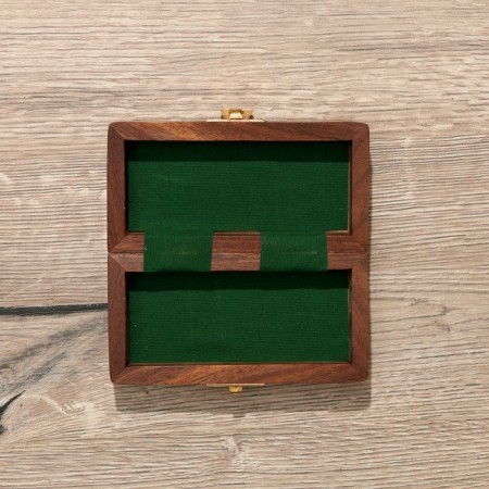 Chess pockets, board 12.5x12.5 cm, tree shisham-10