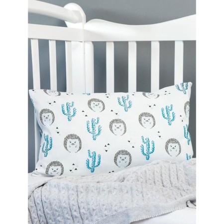 Pillowcase, size 40x60 cm, hedgehog print-3