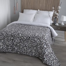 Fleet “Leopard” plaid, size 150x200 cm, blue color