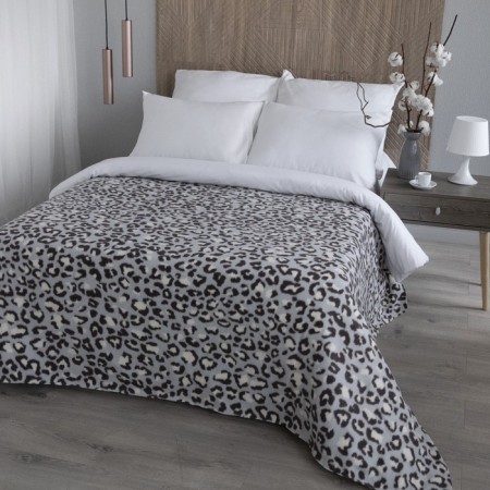 Fleet “Leopard” plaid, size 150x200 cm, blue color