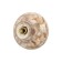 Pen button Art Cappio Ceramics 011, D = 32, ceramic, white with texture