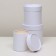 Set of round boxes 3 in 1, "white", 16x16, 14x14, 12x12 cm